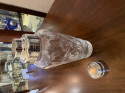 Crystal and Silver Cocktail Shaker