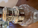 Crystal and Silver Cocktail Shaker