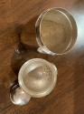 Petite Personal Hammered Silver Cocktail Shaker