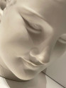 “Femme au Levrier” Art Deco Statue Bust by Raymond Leon Rivoire Sevres France circa 1925