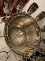 Champagne Service 12 Glasses Restored Art Deco Style