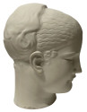 “Femme au Levrier” Art Deco Statue Bust by Raymond Leon Rivoire Sevres France circa 1925