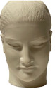 “Femme au Levrier” Art Deco Statue Bust by Raymond Leon Rivoire Sevres France circa 1925