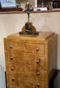 Art Deco Drawers U Shape Base Birdseye Maple