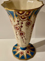Longwy Art Deco French Cloisonné Ceramic Vase