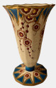 Longwy Art Deco French Cloisonné Ceramic Vase
