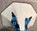 Longwy Art Deco French Cloisonné Ceramic Large Display Dish