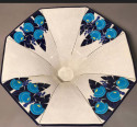 Longwy Art Deco French Cloisonné Ceramic Large Display Dish