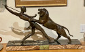 Art Deco Lion Hunter Sculpture signed Limousin 1930s