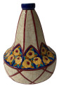 Longwy Art Deco French Cloisonné Ceramic Vase