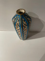 Longwy Art Deco French Cloisonné Ceramic Vase