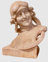 Amelia Earhart Marble Bust Flight