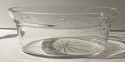 French Silver Art Deco Centerpiece and Mirrored Tray