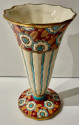 Longwy Art Deco French Cloisonné Ceramic Vase