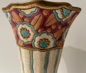 Longwy Art Deco French Cloisonné Ceramic Vase