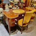 Spectacular Art Deco Desk and Chair In Style of Ruhlmann