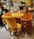 Spectacular Art Deco Desk and Chair In Style of Ruhlmann
