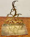 Hagenauer Bookends Pair Leaping Gazelles Wien