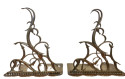 Hagenauer Bookends Pair Leaping Gazelles Wien