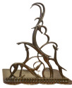 Hagenauer Bookends Pair Leaping Gazelles Wien