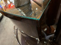 Art Deco Martini Bar Custom Macassar Wood Cabinet