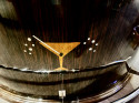 Art Deco Martini Bar Custom Macassar Wood Cabinet