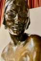 Amedeo Gennarelli Bronze Bust Art Deco Woman