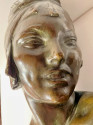 Amedeo Gennarelli Bronze Bust Art Deco Woman