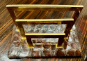 Paris Crocodile Skin 7 Piece Desk Set French Art Deco Complete