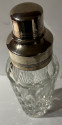 Crystal and Silver Top Cocktail Shaker