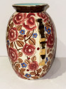 Art Deco Vase by Raymond Chevalier for Boch La Louviere Beautiful Floral Design