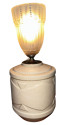 Art Deco  French Ceramic Vase Table Lamp by Robert Lallemant