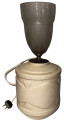 Art Deco  French Ceramic Vase Table Lamp by Robert Lallemant