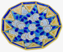 Longwy Ceramic Cloisonné Bowl or Coupe Art Deco