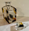 Art Deco Decanter and Whiskey Set in Style of Karl Palda