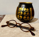 CHRISTOFLE  Dinanderie Mixed Metal Vase by Luc Lanel 1920s