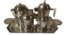 Art Deco Silverplated Five Piece Tea and Coffee Service