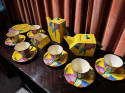 Jazz Age Tear and Coffee Set by Royal Bourbon