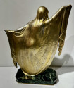 Bronze Art Deco Dancer by Armand Lemo on Marble