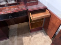 Art Deco Bedroom Suite Queen Size Figured Walnut Restored