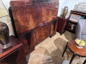 Art Deco Bedroom Suite Queen Size Figured Walnut Restored