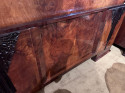 Art Deco Bedroom Suite Queen Size Figured Walnut Restored