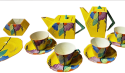 Jazz Age Coffe and Tea Set by Royal Bourbon