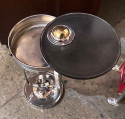 Walter von Nessen Chase Lazy Boy Smoker's Stand Brass Chrome Original