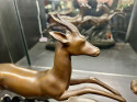 Lucien Charles E. Alliot French Art Deco Bronze The Gazelles 1930