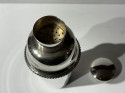 Silverplated Cocktail Shaker with Beading Detail