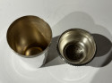 Silverplated Cocktail Shaker with Beading Detail