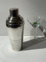 Streamlined Cocktail Shaker in Silverplate