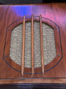 Zenith Chairside Radio  Bar With Glasses Art Deco Rare