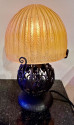Daum Nancy Art Deco Globe Iron Table Lamp Circa 1925 signed Katona